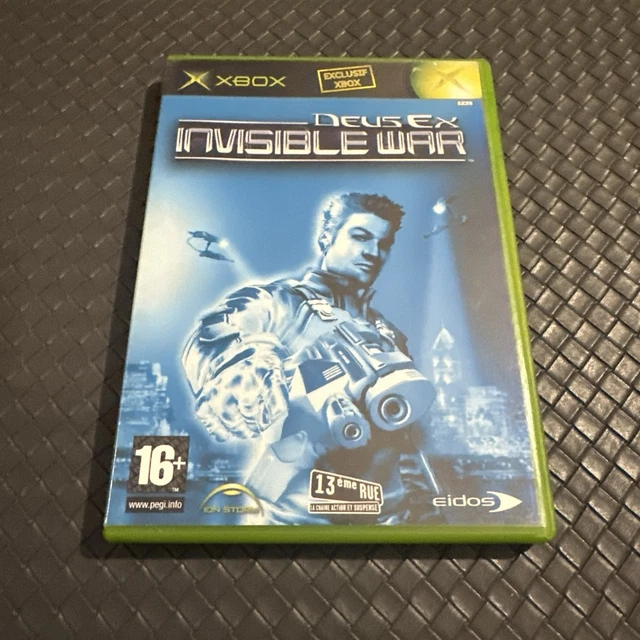 Jeu Deus Ex: Invisible War - Microsoft Xbox, Version PAL, En Bon état (boîtier Inclus)