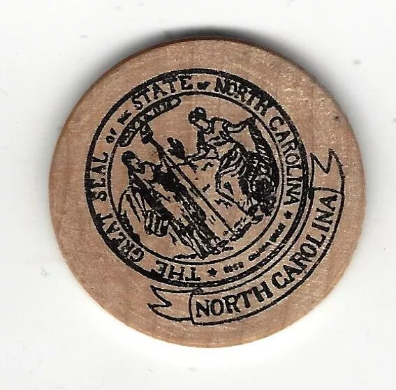 Great Seal of the State of Arizona, Token, INDIAN HEAD Wooden Nickel,