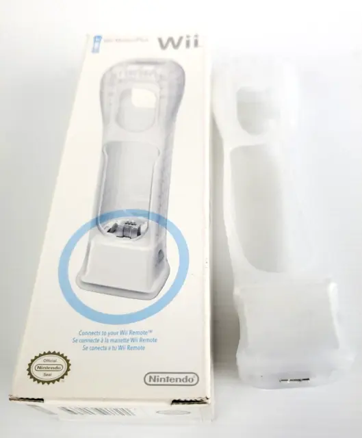 Nintendo Wii Motion Plus Controller Attachment w/Sleeve-Open Box-Complete In Box