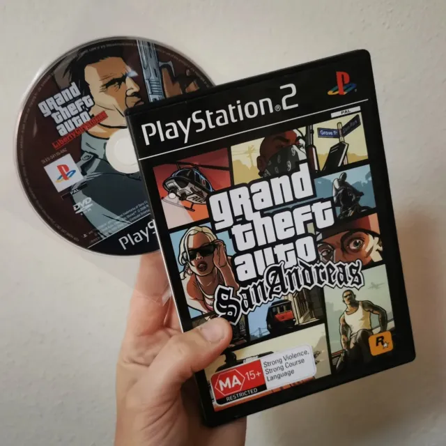 Grand Theft Auto PS1 PS2 Lot6 w/Map Sony Playstation 3 Vice San Andreas  Liberty