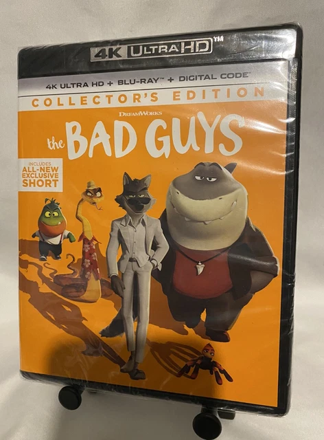 THE BAD GUYS (4K Ultra HD, 2022) 4K Disc and Cover Art Only, No Case