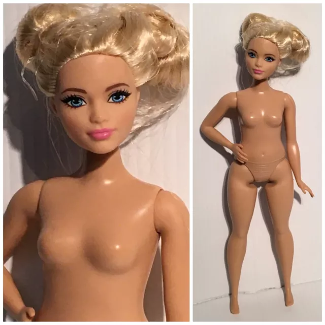 Barbie Fashionistas Doll Mattel Dmf Curvy Blonde Nude
