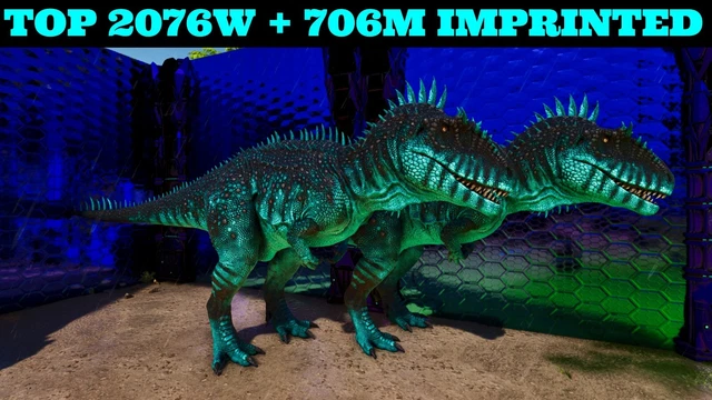 Ark Survival Ascended - ASA - 1605% Max Melee Carchar Pairs - PC/XBOX/PS5 | PvE Dinos