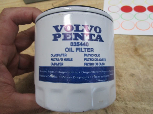 Volvo Penta New OEM 3.0L 4 Cylinder Oil Filter 835440