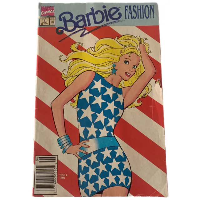 Barbie Fashion Marvel Comics 1991 Volume 1 No. 6 June