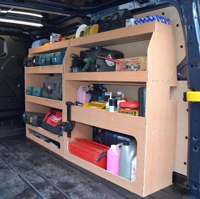 TRANSIT CUSTOM VAN Racking ply racks XL Shelving SWB LWB L1 or L2 WRK29