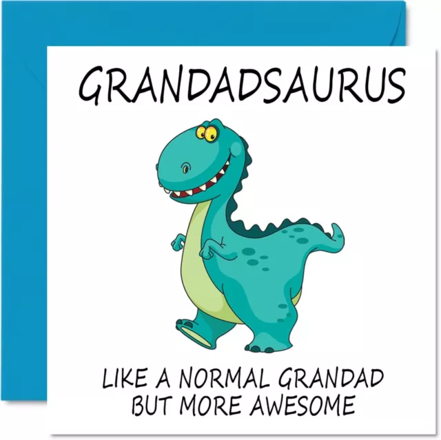 Geburtstagskarten für Opa Grandadsaurus Dinosaurier alles Gute zum Geburtstag 14