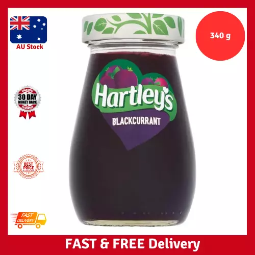 2x Hartleys Blackcurrant Jam Jar 340 g