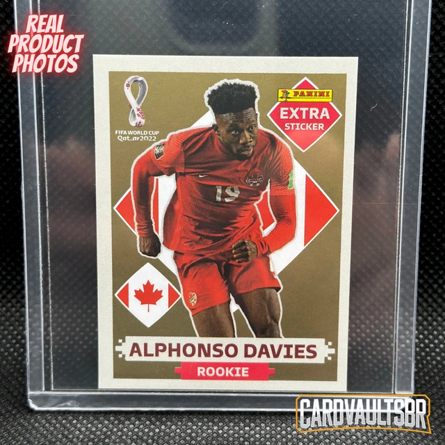 RARE PANINI FIFA World Cup Qatar 2022 - GOLD Extra Sticker Alphonso ...