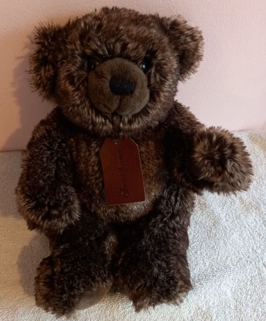 JOHN LEWIS SWEET Dreams Dark Brown Teddy Bear Soft Toy plush Jointed