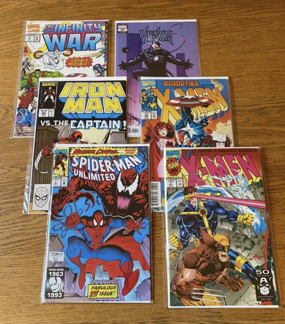 Random Marvel Comic Bundle 6 Comics - Spiderman, Ironman, Avengers and many more