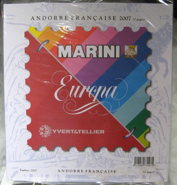 Yvert et Tellier - JEU ANDORRE FRANCAIS S.C 2007 (Jeu à Bandes)