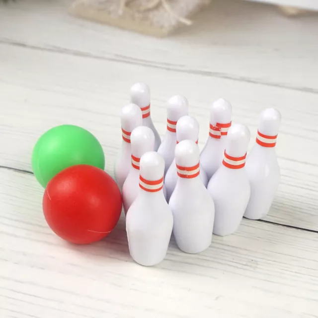 1 Set Mini- -Bowling-Set, Miniatur-Bowling-Spiel, Tisch-Bowling-Set