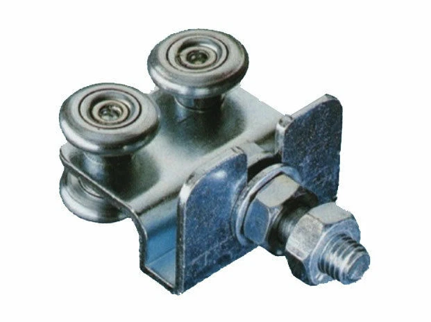 Carrello Fisso A 4 Cuscinetti Per Monorotaia PICCOLO 24 Per Portone Scorrevole - Foto 11