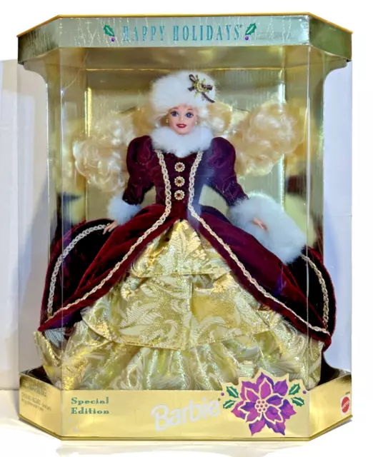 Mattel happy holidays barbie christmas 1996 deals