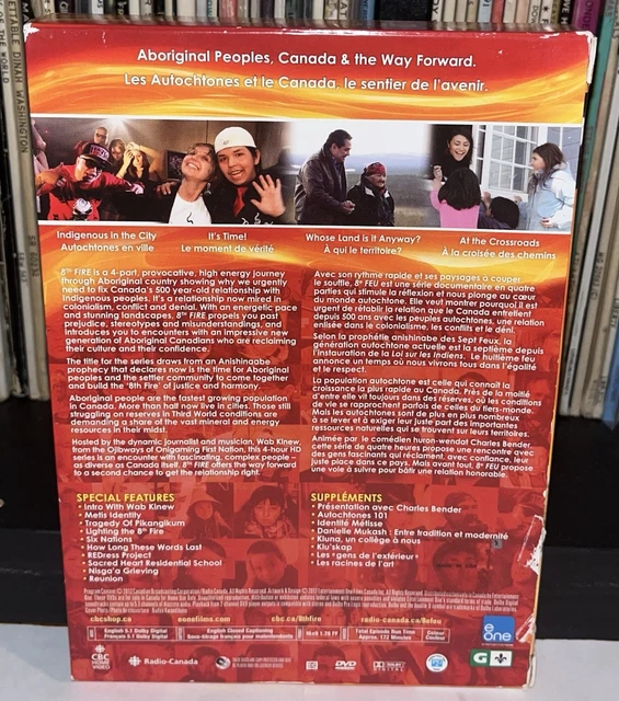 8TH FIRE ABORIGINAL Peoples, Canada and the Way Forward DVD 3-Discs CBC ...