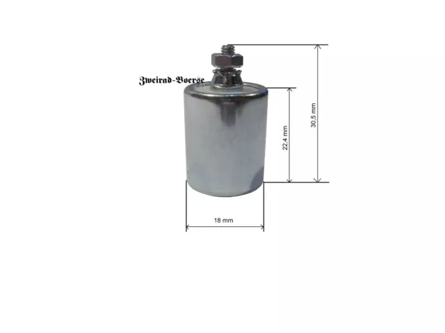 Kondensator Zündung passend für: DKW, Hercules, Kreidler, KTM, Puch, Zündapp u.a