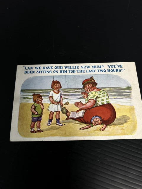 Antique post card humour Rare comic series No -862 PPC cards Post Used C:-1922.