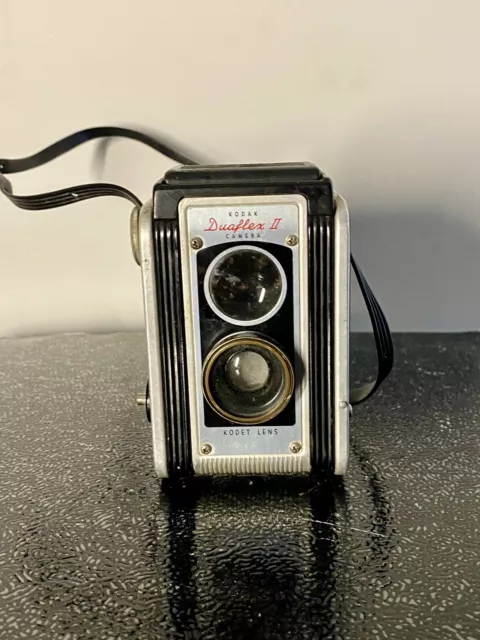 1950's Kodac Duaflex II Film Box Camera Kodet Lens Collection NOT TESTED