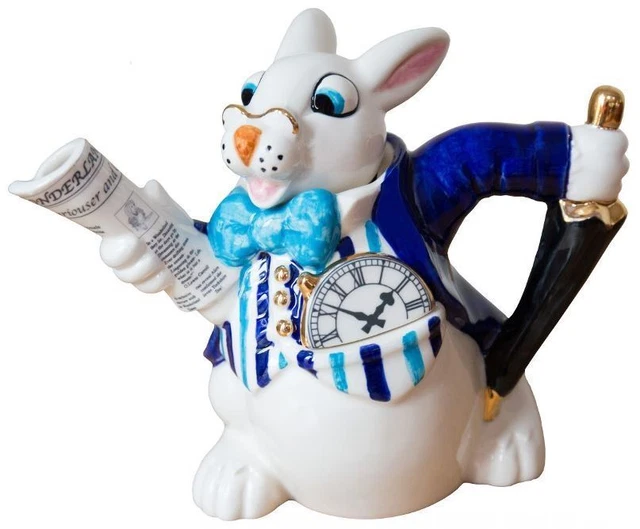 Teiera novità cardew Alice nel Paese delle Meraviglie coniglio bianco