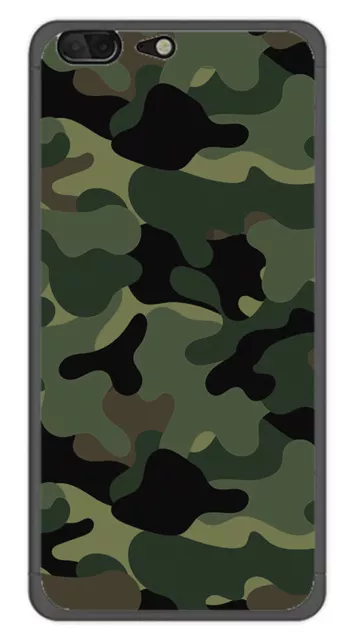 FUNDA de GEL TPU para LEAGOO T5 diseño CAMUFLAJE Dibujos