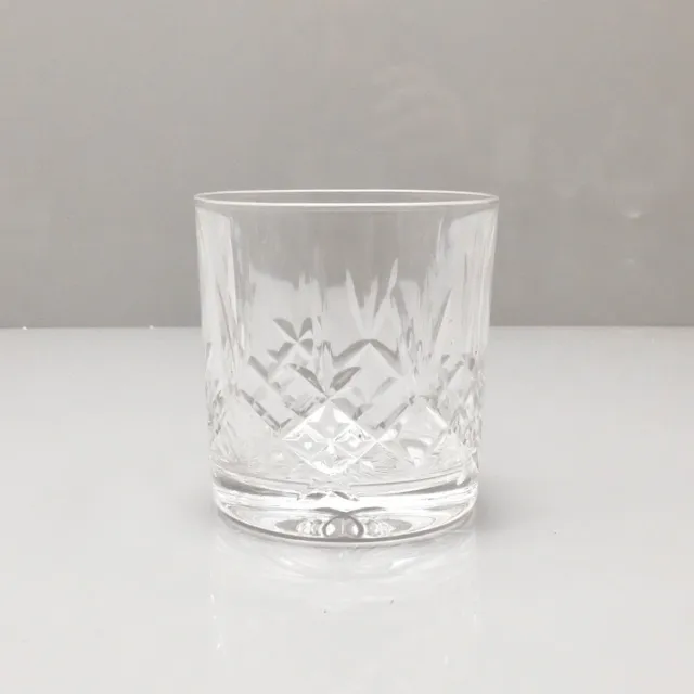 Edinburgh Crystal Old Lomond Cut Whisky Glass Tumbler 3" 7.6 cm Tall 1st