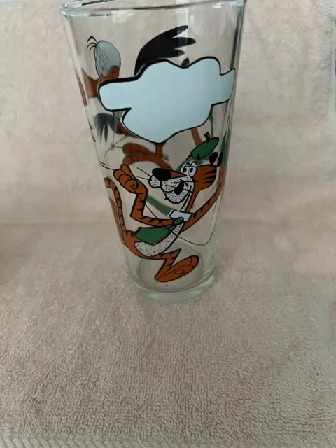 Vintage 1976 Pepsi Collector Series Drinking Glass Cool Cat & Beaky Buzzard