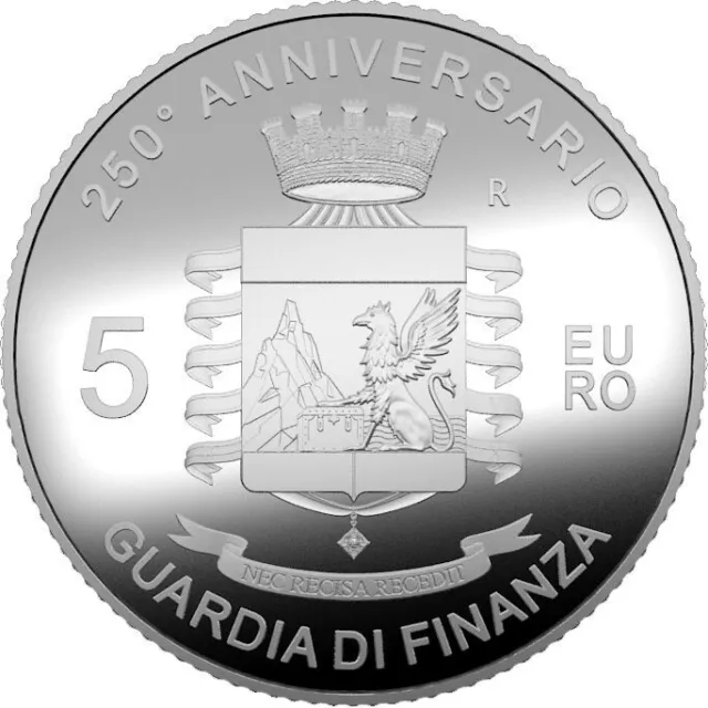 Italia 2024- Guardia Di Finanza -Moneta 5 Euro Ag Proof- Prevendita 2