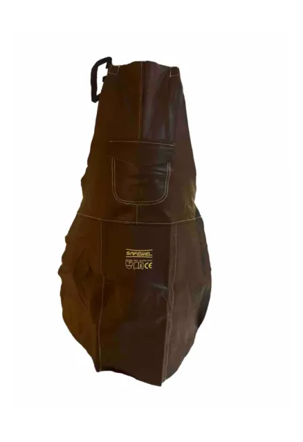 Premium Brown Hide Leather Welders  Welding  Carpenters / Gardeners Safety Apron