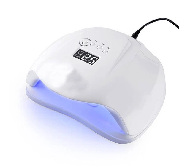 Lampada Unghie Uv Led Fornetto Unghie 54W Asciuga Smalto Display Nail 36 Led
