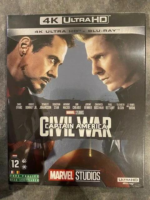 Captain America Civil War - Chris Evans - 4K Ultra Hd Blu Ray
