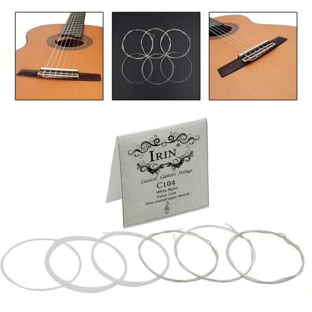 Superior Sound Quality 6PCS Professional Guitar Strings for Acoustic Git
