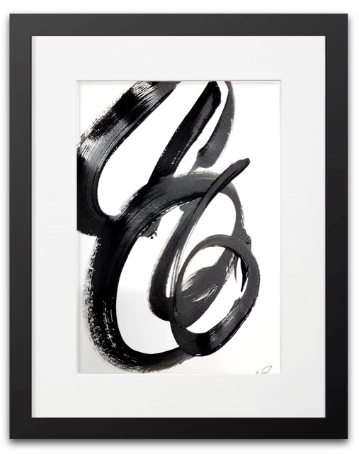 Corbellic Acrylic Art 6X9 Natura Soft Monochromatic Abstract Gallery Paper