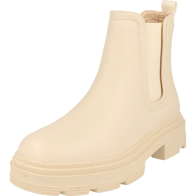La Strada Chaussures Femmes 2180581-1120 Chelsea Boots Bottes Fourrées Beige Tum