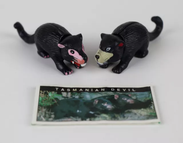 Cadbury YOWIE Series 1 Rare Tasmanian Devil Colour VARIATION + Green Paper