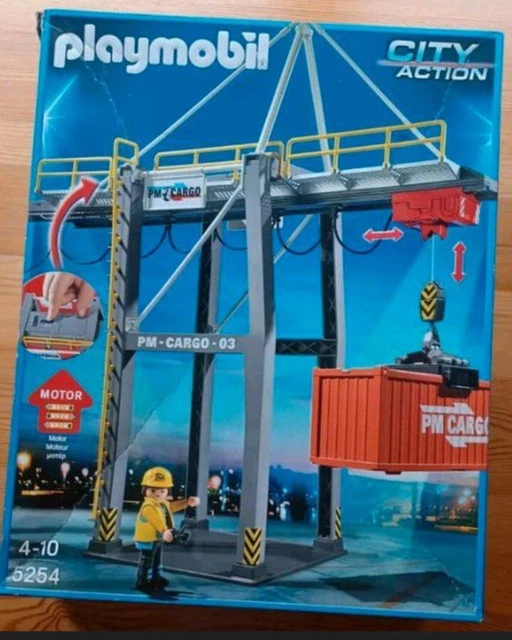 PLAYMOBIL RÉF 9898 neuf Semi-remorque avec container de chantier boite