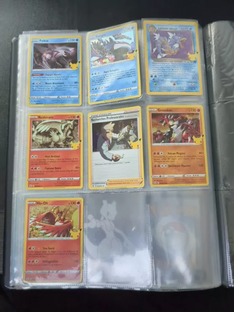 Lot de 7 Cartes Pokémon Holo Célébrations 25 ans - sorties de booster - neuf