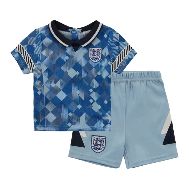England Football Kit Set (Size 6-9M) Kid's 1990 Retro Third Kit Set - New