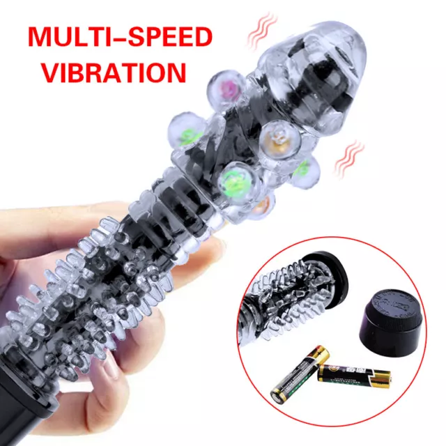 Big Huge Powerful Multispeed Vibrator G-spot Dildo Massager Anal Beads Sex Toy