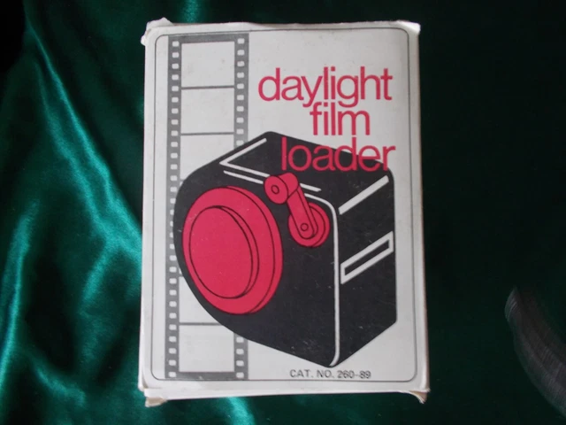 Cargador de película a granel/luz diurna con caja e instrucciones
