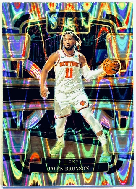 2023-24 PANINI SELECT mezzanine bleu glace Jalen Brunson New York
