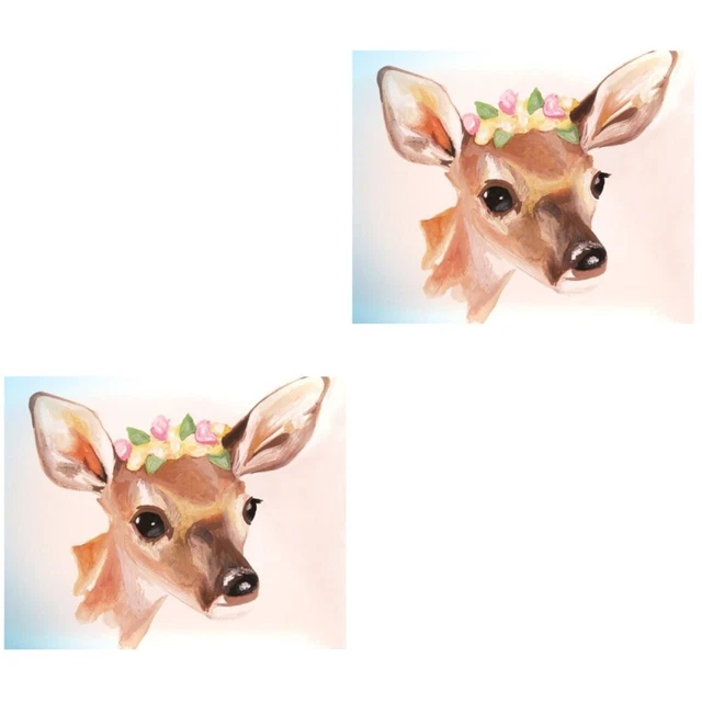 2 stücke DIY Perlen Malerei Sika Hirsch Kreuzstich Diamant Stickerei Kunst