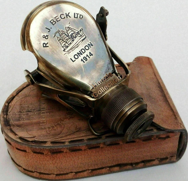 Antikes Messing-Monokular-Fernglas-Teleskop, Vintage-nautisches Fernrohr