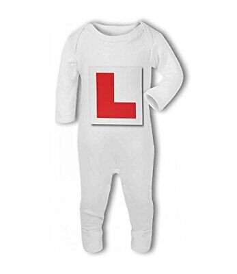 Learner Baby funny driving - Baby Romper Suit by BWW Print Ltd