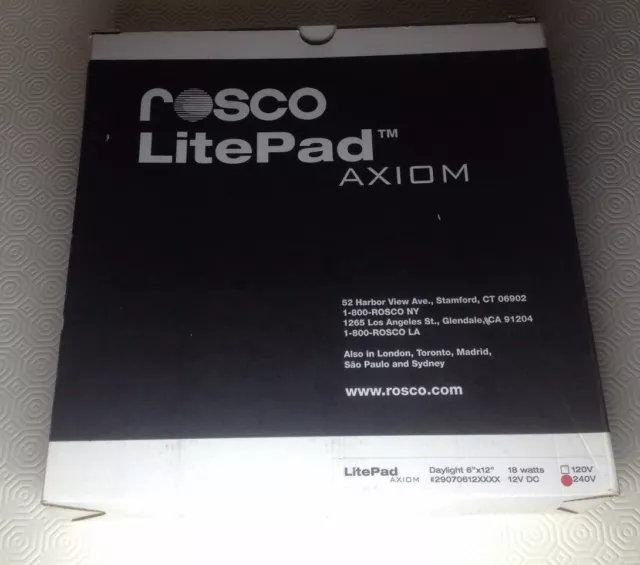 Rosco LitePad AXIOM 12'x6' Daylight LED Light Pad BNIB