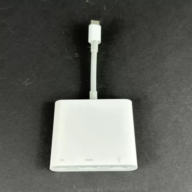 Genuine OEM Apple A1621 USB-C Digital AV Multiport Adapter To USB-C HDMI USB Genuine OEM Apple A1621 USB-C Digital AV Multiport Adapter To USB-C HDMI USB
