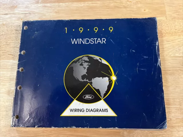 1999 Ford Dealer Electrical Wiring Diagram Service Manual Windstar