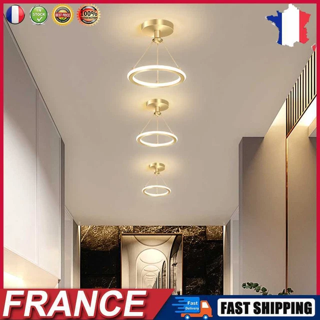 LED Chandelier Lights Indoor Lighting Ceiling Lamp for Aisle Corridor (Gold) fr