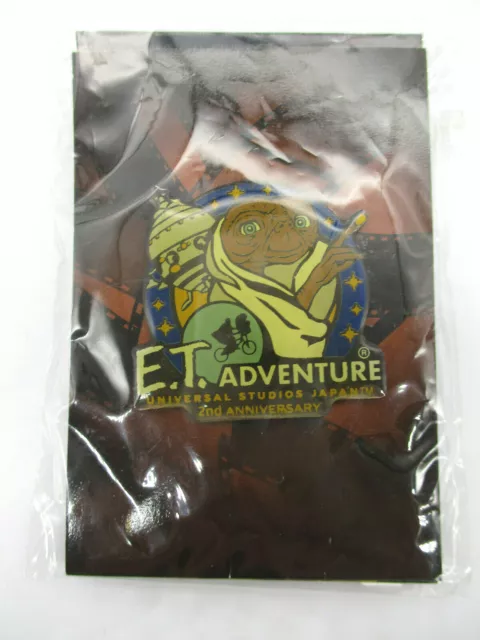 E.T. Adventure The Legend PinBadge UnOpen 2ndAnniversary Universal Studios Japan