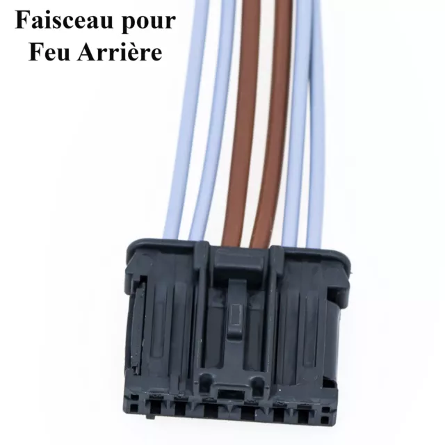 Connecteur Faisceau Electrique Platine de Feux Arriere Prevu Pour CLIO 3  Dci Tce